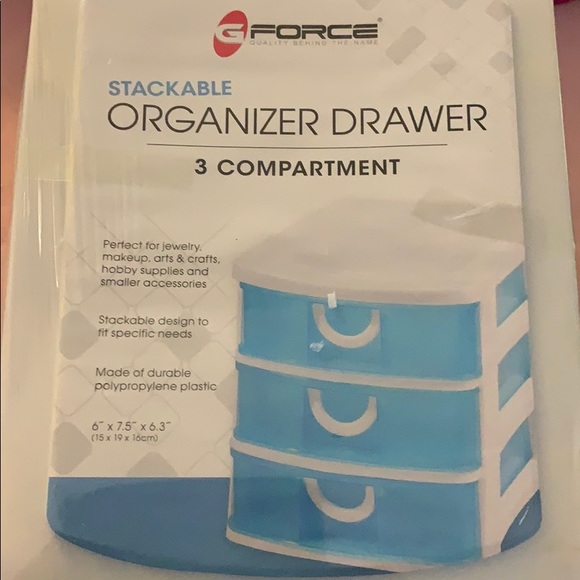 BLUE Stackable Organizer Drawer 💙 - Picture 2 of 3